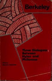 book cover of Kolm dialoogi Hylase ja Philonouse vahel by George Berkeley