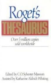 book cover of Roget's Thesaurus by Christopher Orlando Sylvester Mawson