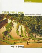 book cover of Culture, man, and nature : an introduction to general anthropology by Marvin Harris