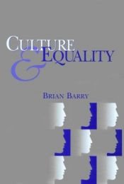 book cover of Culture and Equality by Brian Barry