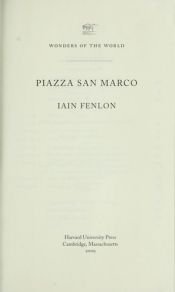 book cover of Piazza San Marco by Iain Fenlon