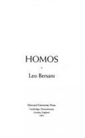 book cover of Homos by Leo Bersani