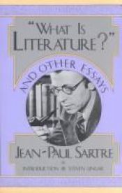 book cover of "What is literature?" and other essays by Ժան Պոլ Սարտր