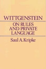 book cover of Wittgenstein on Rules and Private Language by سول کریپکی
