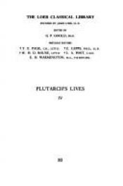 book cover of Parallel Lives, X, Agis and Cleomenes. Tiberius and Gaius Gracchus. Philopoemen and Flamininus by Plutarque