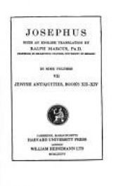 book cover of Josephus: Jewish Antiquities Books XII-XIV VII (Loeb Classical Library, No. 365) by Flavius Josephus