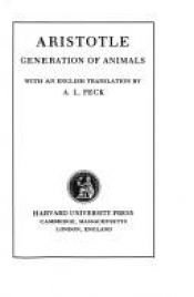 book cover of Aristotle XIII: Generation of Animals by Aristotele