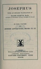 book cover of Josephus: Jewish Antiquities, Books 18-19 (Loeb Classical Library, No. 433) by Flavius Josephus