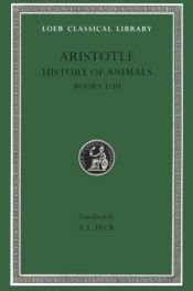 book cover of Historia Animalium Volume I (Books I-III) by Aristoteles