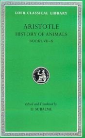 book cover of History of animals. Books VII-X by Aristotelis