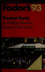 book cover of FODOR-PKT PARIS'93 (Fodor's Pocket Guide to Paris) by Fodor's
