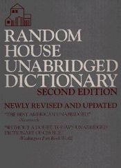 book cover of Rh Unabridged Dictionary-2ed by Dictionary