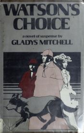 book cover of Watson's choice by Gladys Mitchell