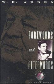 book cover of Forewords and Afterwords by Wystan Hugh Auden