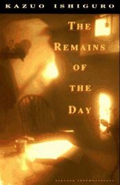 book cover of The Remains of the Day by Kazuo Ishiguro