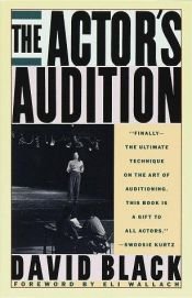 book cover of The actor's audition by David Black