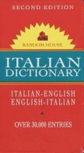 book cover of Random House Italian Dictionary by Random House