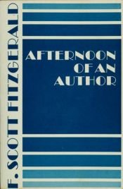 book cover of AFTERNOON OF AN AUTHOR (Afternoon of an Author SL 332) by F. 스콧 피츠제럴드