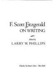 book cover of F Scott Fitzgerald on Writing by פרנסיס סקוט פיצג'רלד