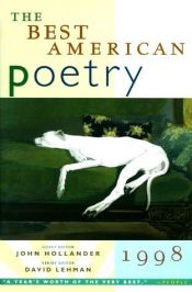 book cover of The Best American Poetry 1998 (The Best American Series) by John Hollander