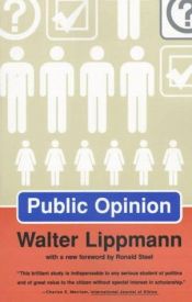 book cover of Public Opinion by Walter Lippmann