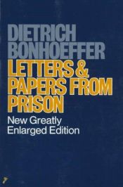 book cover of Letters and papers from prison by Дитрих Бонхёффер