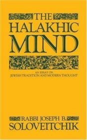 book cover of Halakhic Mind by Joseph B. Soloveitchik