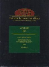 book cover of New Interpreter's Bible Volume IV - 1996 by Abingdon Press