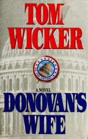 book cover of Donovan's wife by Tom Wicker