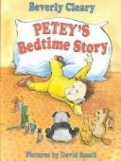 book cover of Petey's bedtime story by 비버리 클리어리