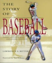 book cover of Story of Baseball by Lawrence Ritter