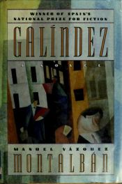 book cover of Galíndez by Васкес Монтальбан, Мануэль