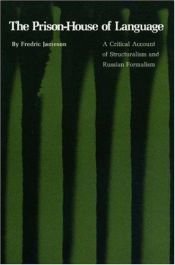 book cover of The Prison-House of Language by Fredric Jameson