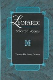 book cover of Leopardi: Selected Poems by 賈科莫·萊奧帕爾迪