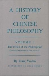 book cover of History of Chinese Philosophy, Vol 1 by Yu-lan Fung