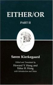 book cover of Kierkegaard's Writings: Either by เซอเรน เคียร์เคอกอร์