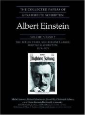 book cover of The Berlin years : writings 1918 - 1921 by Альберт Эйнштейн