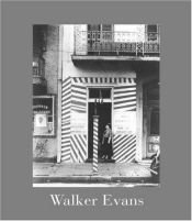 book cover of Walker Evans by Maria Morris Hambourg