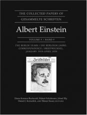 book cover of The Berlin years : correspondence, January 1919 - April 1920 by Альберт Эйнштейн