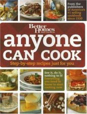 book cover of Anyone Can Cook by Better Homes and Gardens