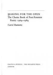 book cover of Making for the Open by Carol Rumens