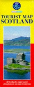 book cover of Touring Map of Scotland by HarperCollins