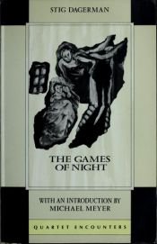 book cover of I giochi della notte by Stig Dagerman