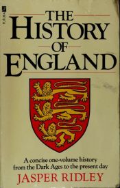 book cover of History of England by Jasper Ridley