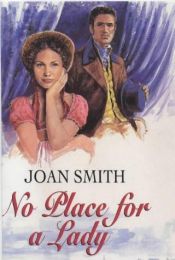 book cover of No Place for a Lady by Joan Smith