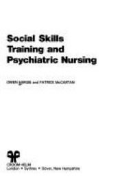 book cover of Social Skills Training and Psychiatric Nursing by Owen Hargie