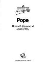 book cover of Pope (Harvester new readings) by Brean S Hammond