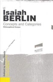 book cover of Conceptos y Categorias - Ensayos Filosoficos by Isaiah Berlin