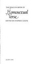 book cover of Penguin Book of Homosexual Verse (PENGUIN POETS) by Stephen Coote