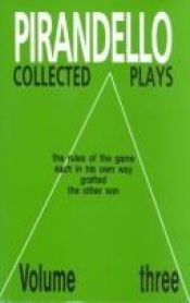 book cover of Collected Plays Volume 1 (Pirandello, Luigi by 路伊吉·皮藍德羅